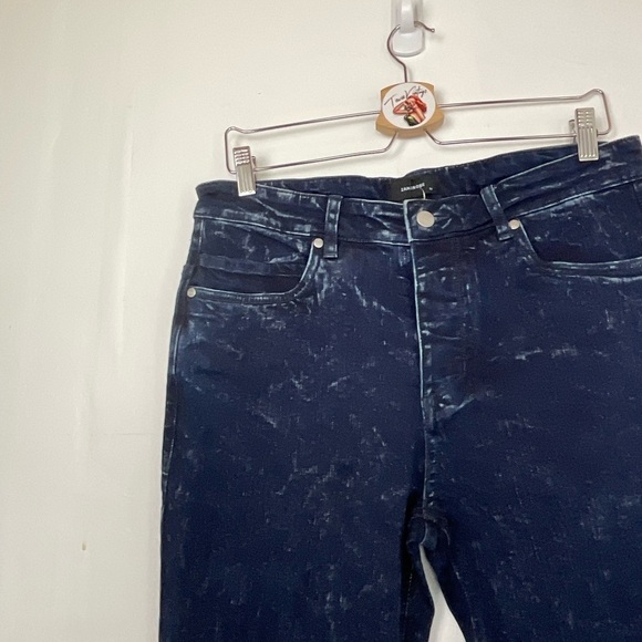 Zanerobe Jeans‎ Mens Joe Blow Button Fly Dark Blue Acid Wash Denim Size 32 NWT - Picture 3 of 13